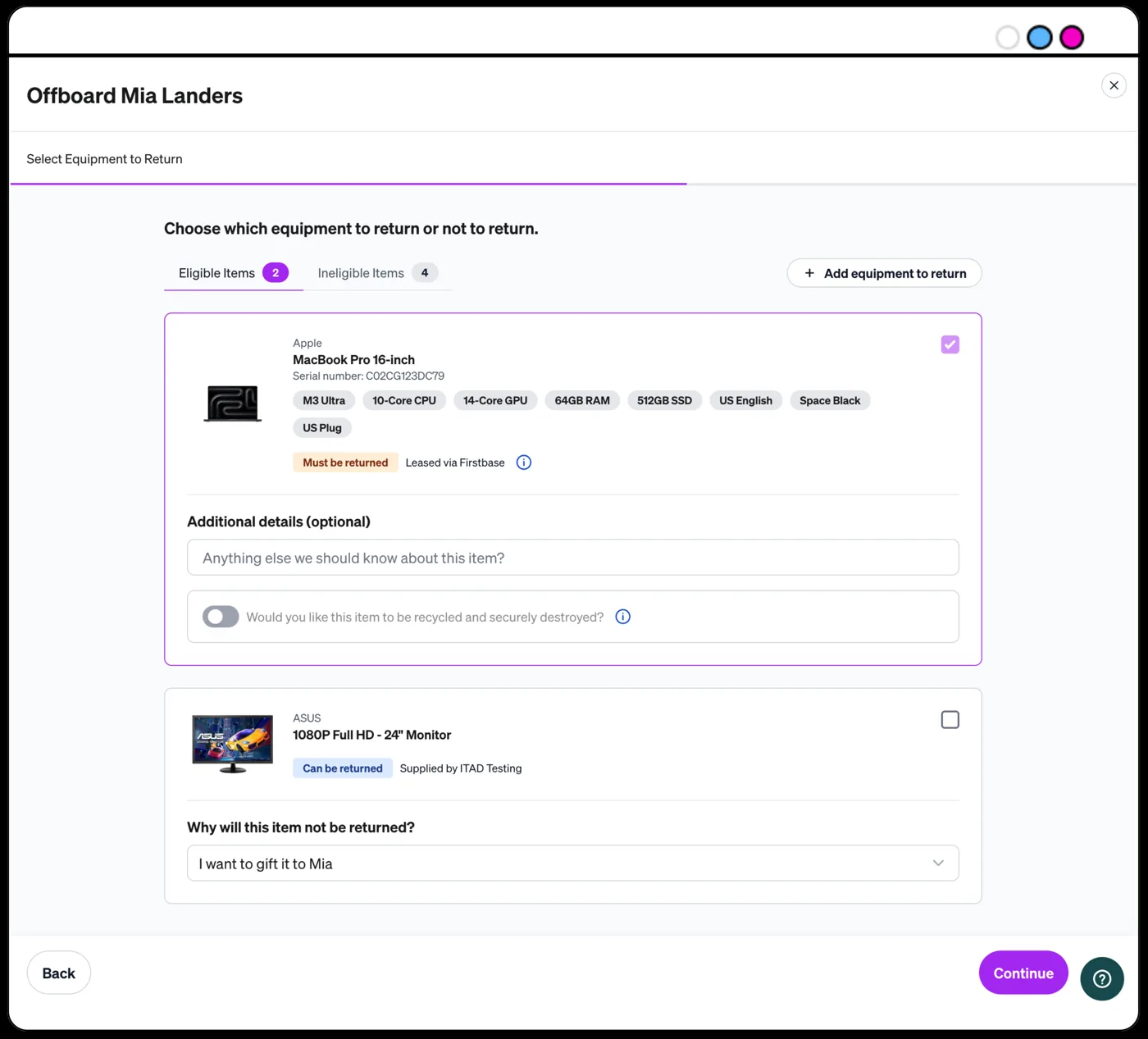 Firstbase platform dashboard for device lifecycle management